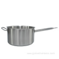 Stainless steel high-body stew pot